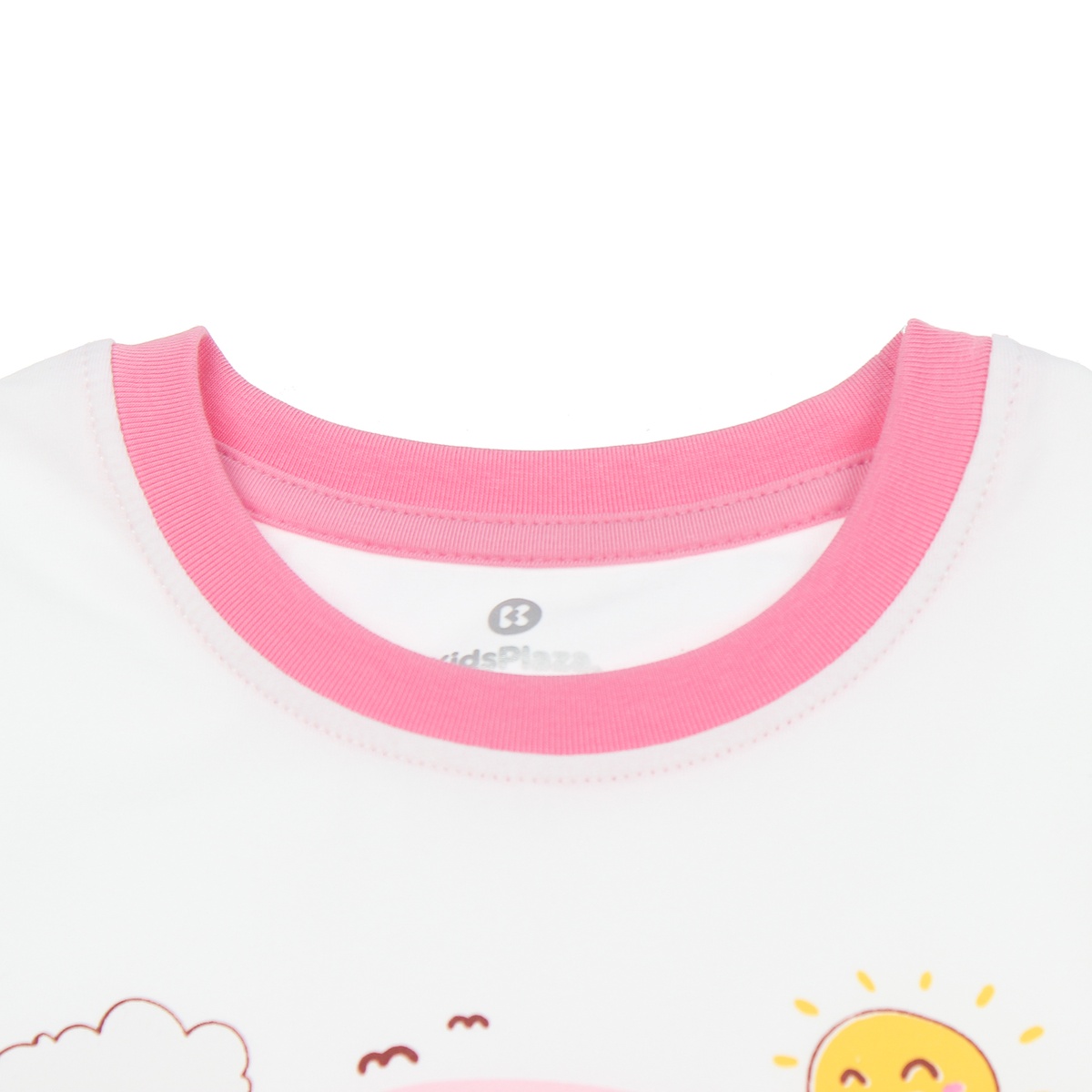 Bộ quần áo dài tay bé gái KIDSPLAZA in hình Cầu Vồng 6Y LN20T (Trắng Hồng) - hình 6
