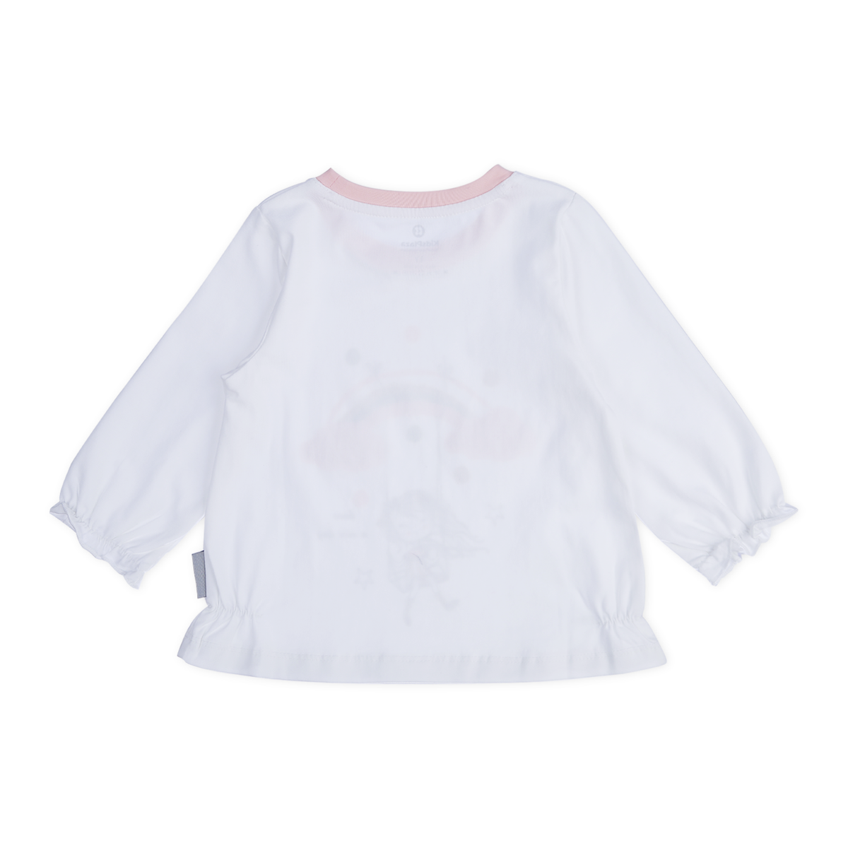 Bộ quần áo dài tay bé gái KidsPlaza in hình cô bé TT21T (Trắng) - hình 6