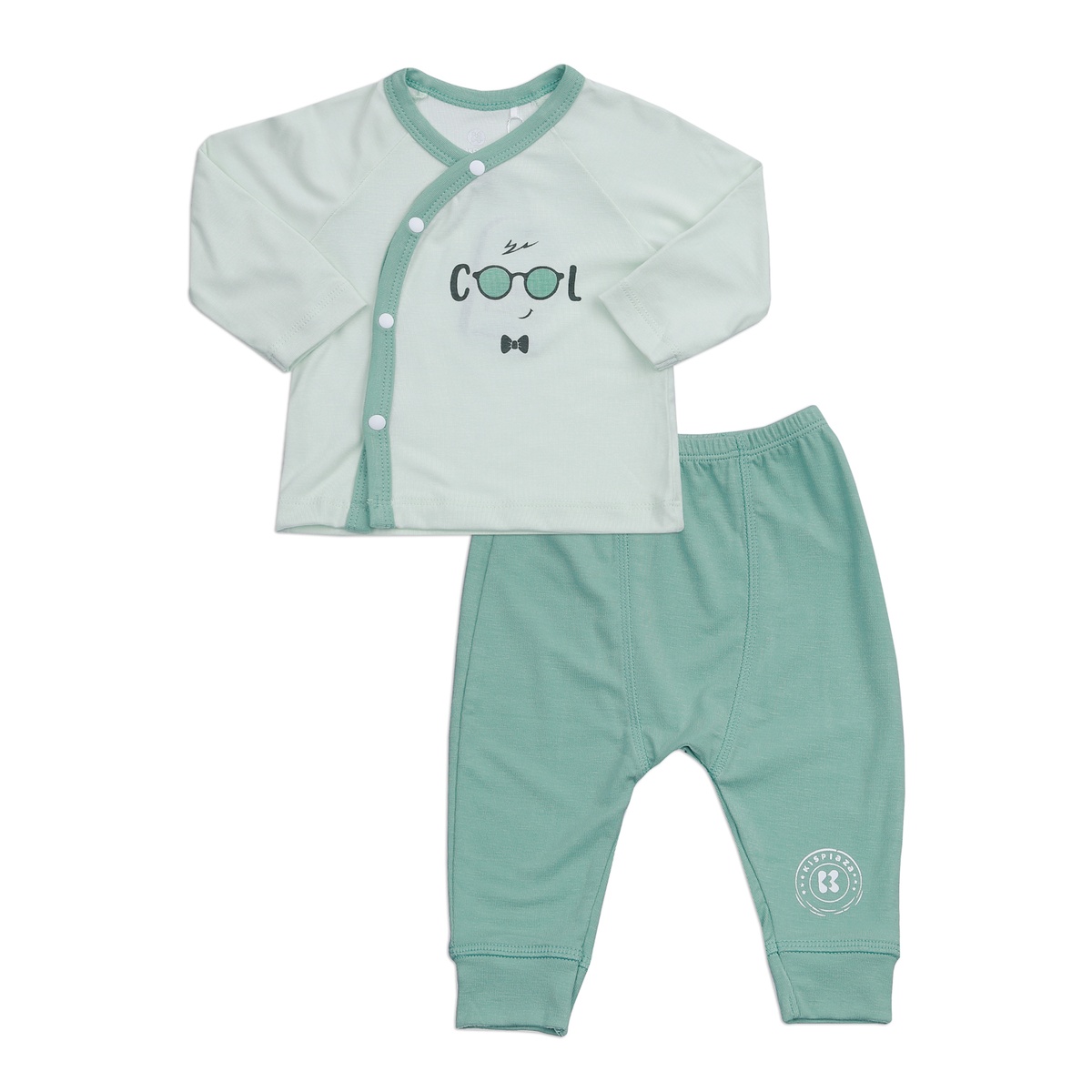 Bộ quần áo dài tay cài lệch Otis ND23H ( Xanh)
