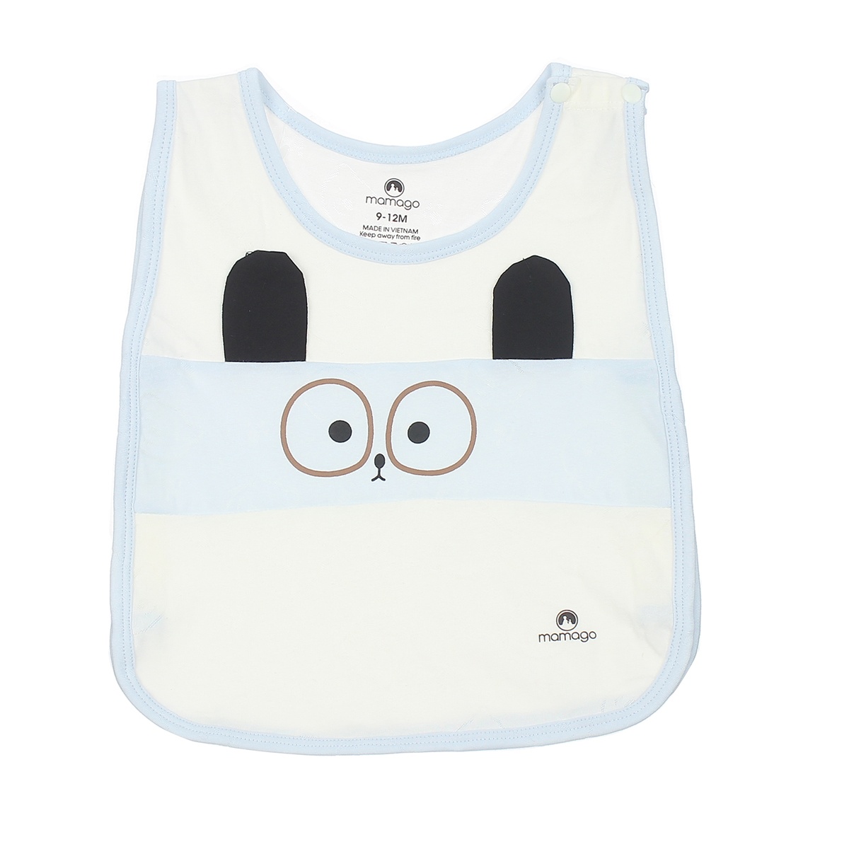 Bộ quần áo Neil gấu ba lỗ Mamago HN20H 9-12M (Xanh) - mặt trái