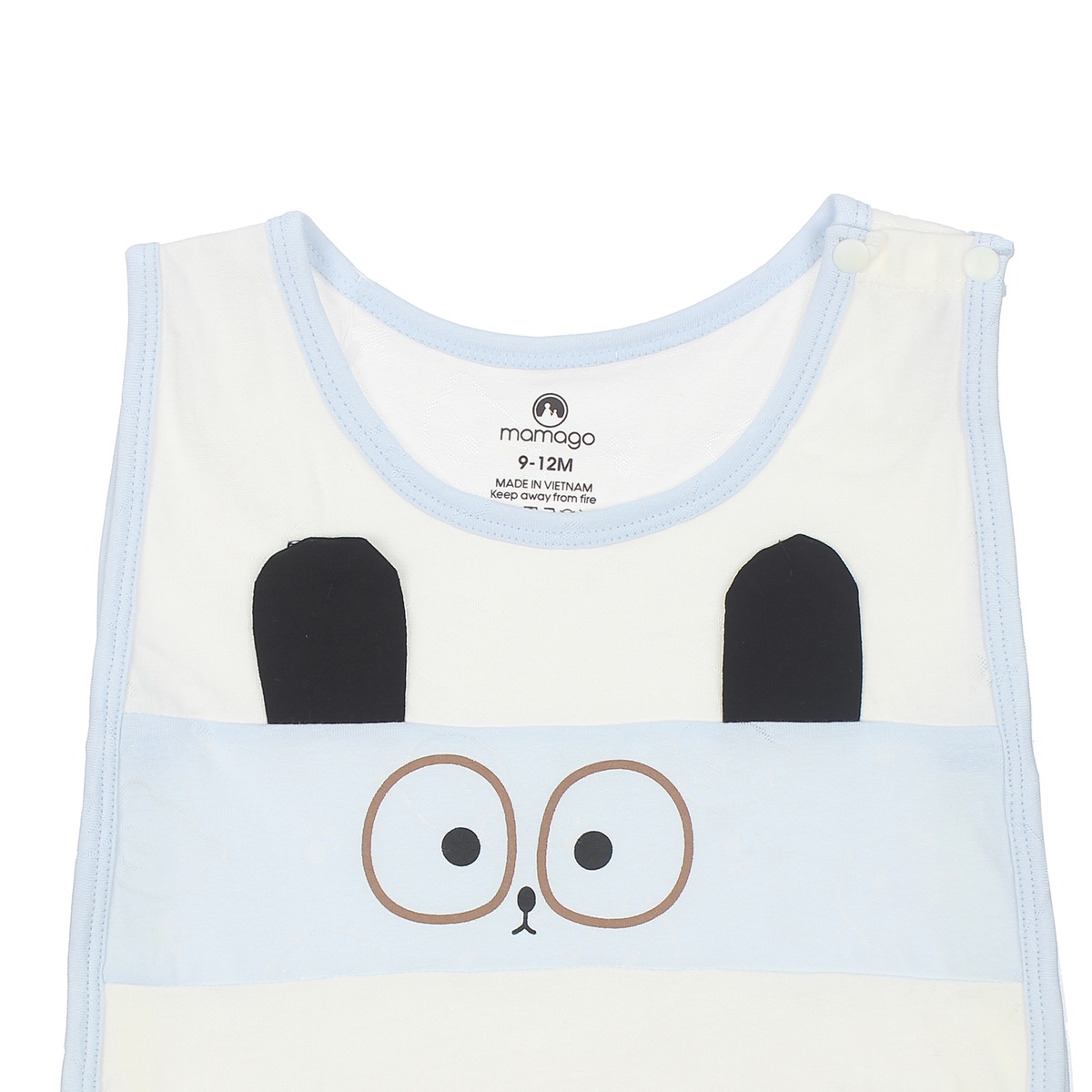 Bộ quần áo Neil gấu ba lỗ Mamago HN20H 9-12M (Xanh) - mặt phải