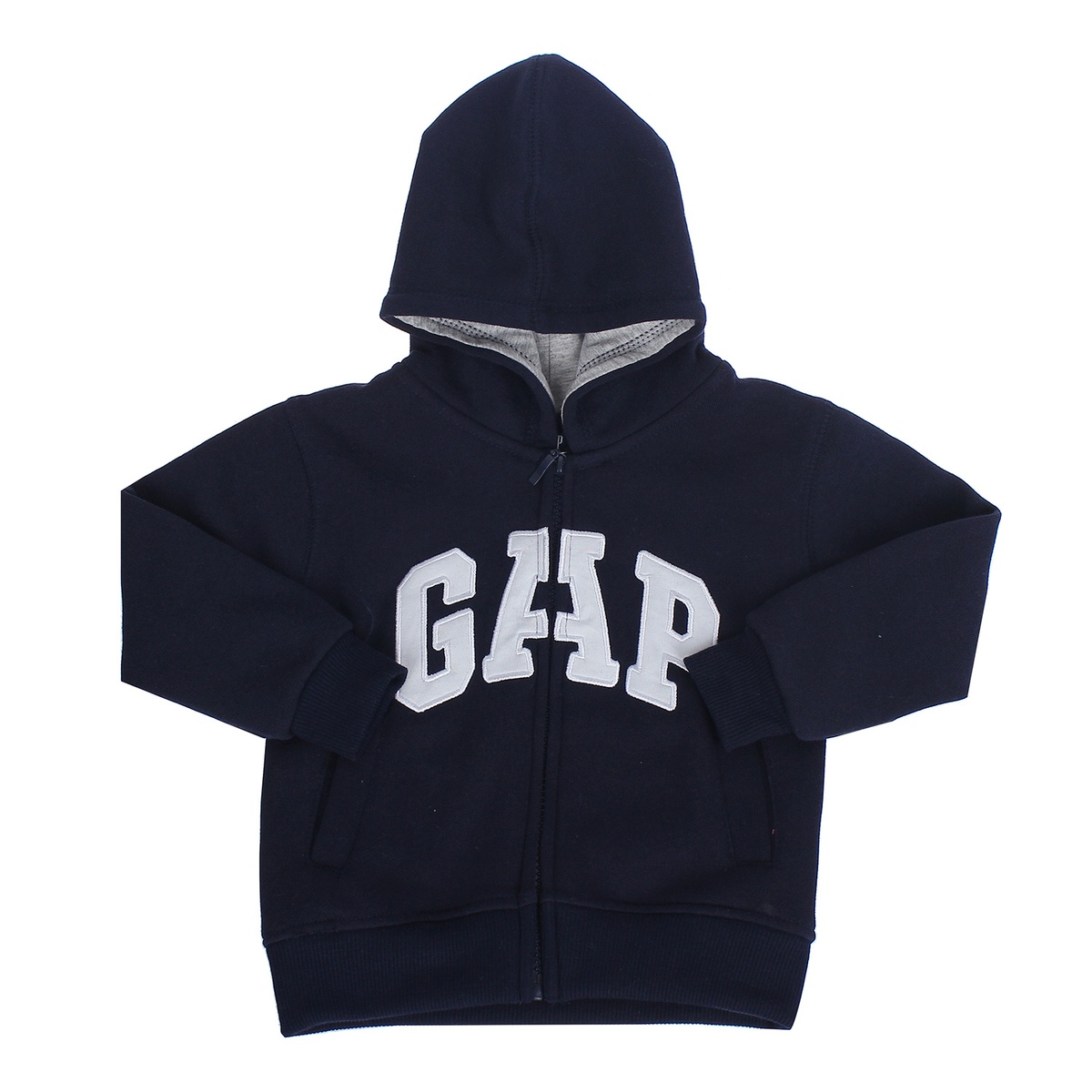 Bộ quần áo nỉ in chữ Gap màu tím than - mặt trái