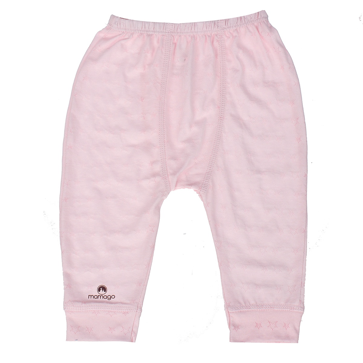 Bộ quần áo sơ sinh dài tay Mamago twikle star cài chéo ND20H 0-3M (Hồng) - góc nghiêng