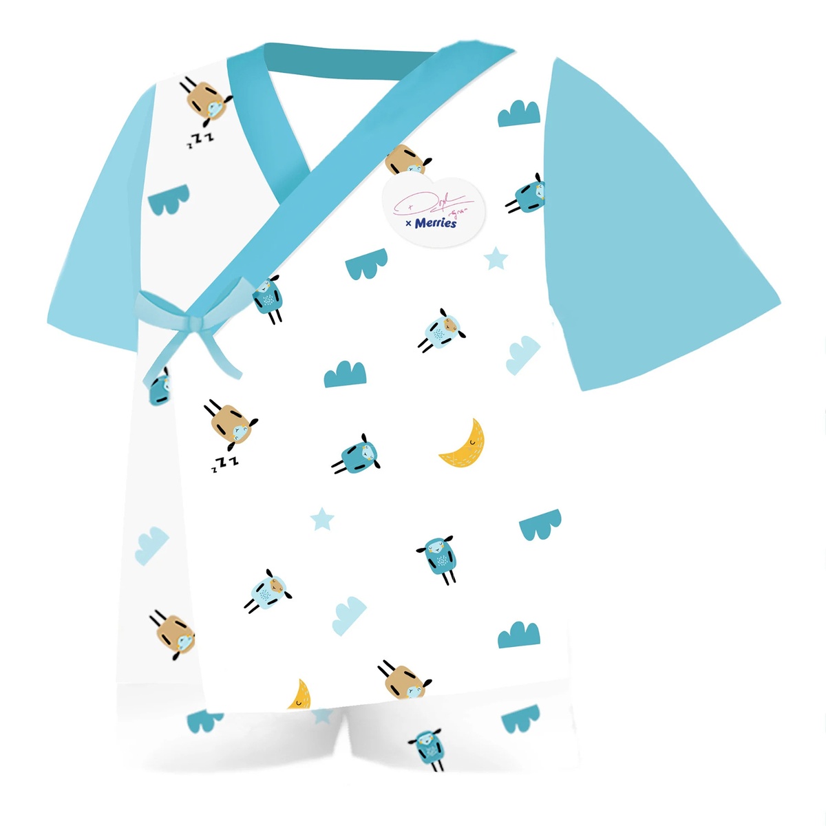 Bộ quần áo Yukata Merries 36m (Hàng khuyến mại không bán) - mặt trái