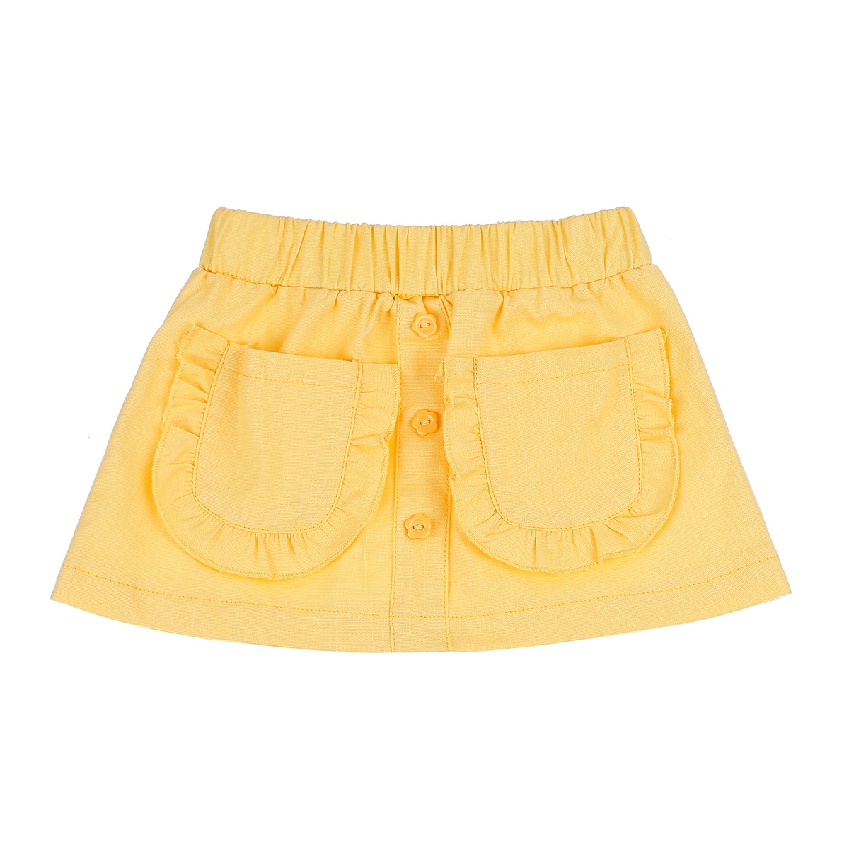 Bộ quần áo zip kaki in hình Bé Gái tết tóc hai bên KidsPlaza M21H (Trắng Vàng) - hình 7