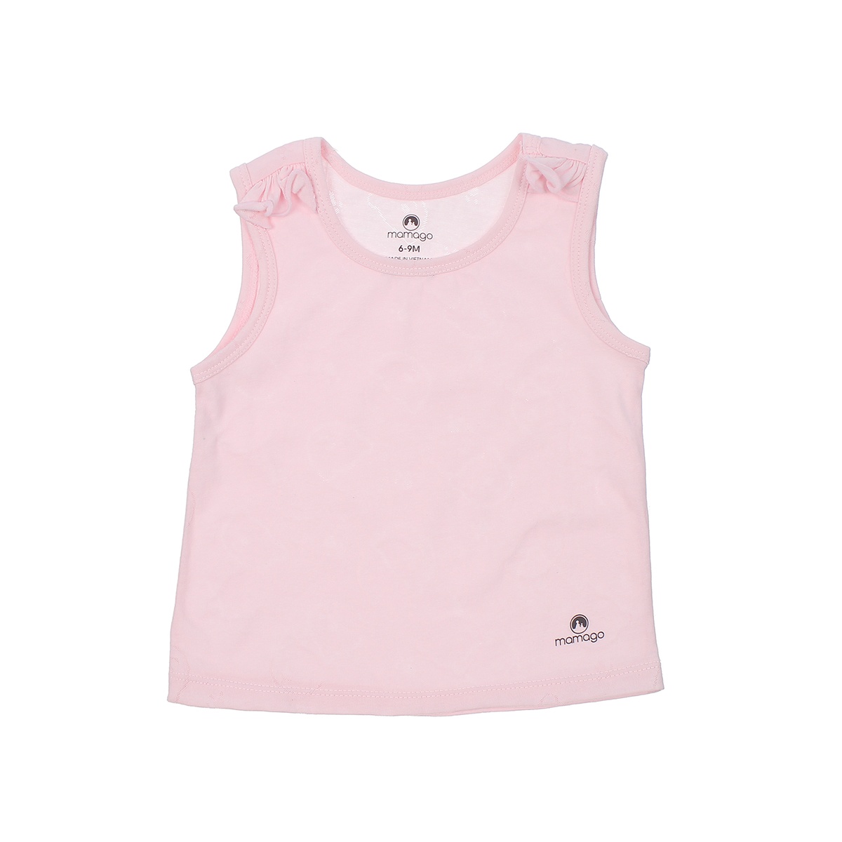 Bộ sơ sinh ba lỗ Neil Mamago HN20H (Hồng) 18-24M - mặt trái