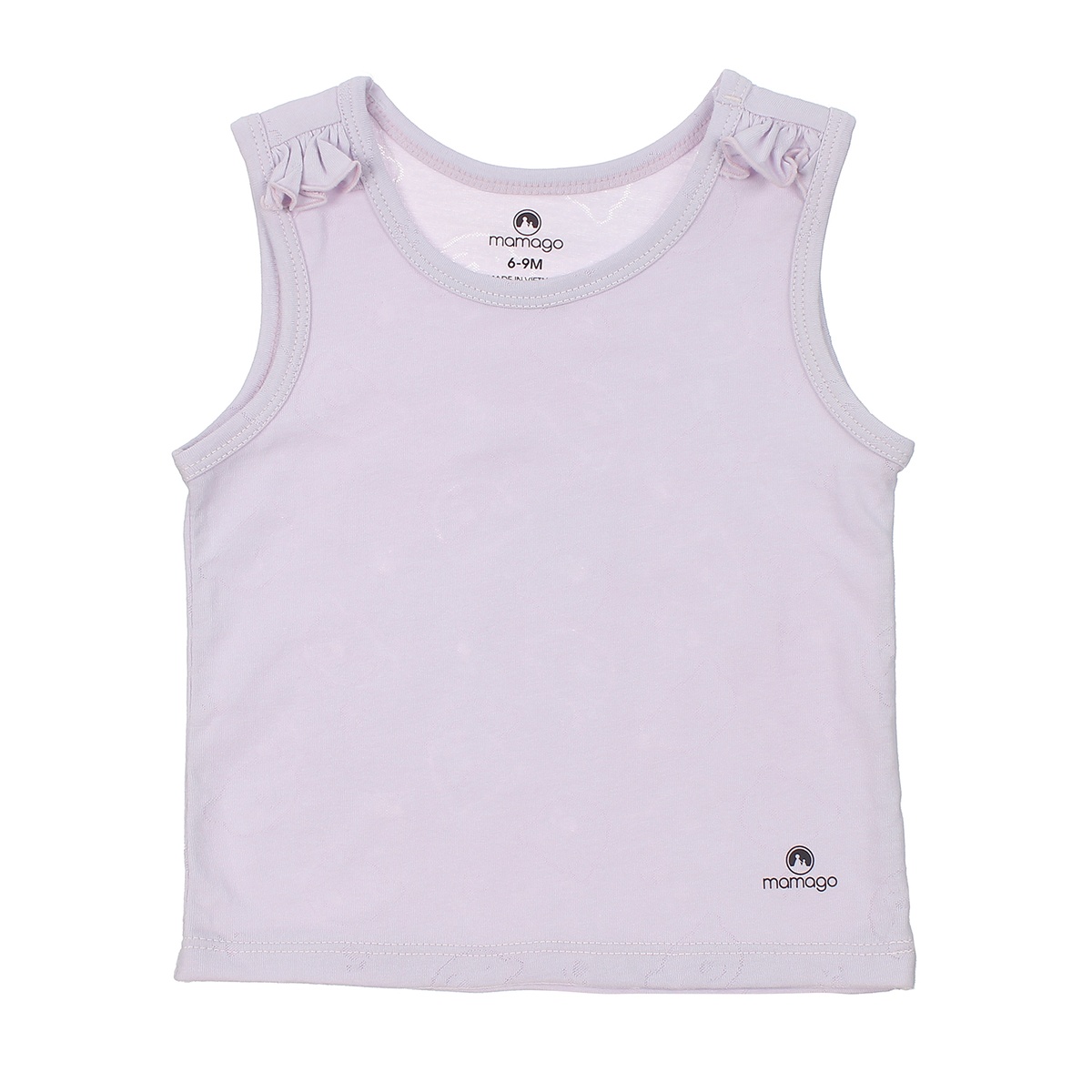 Bộ sơ sinh ba lỗ Neil Mamago HN20H (Tím) 9-12M - mặt trái