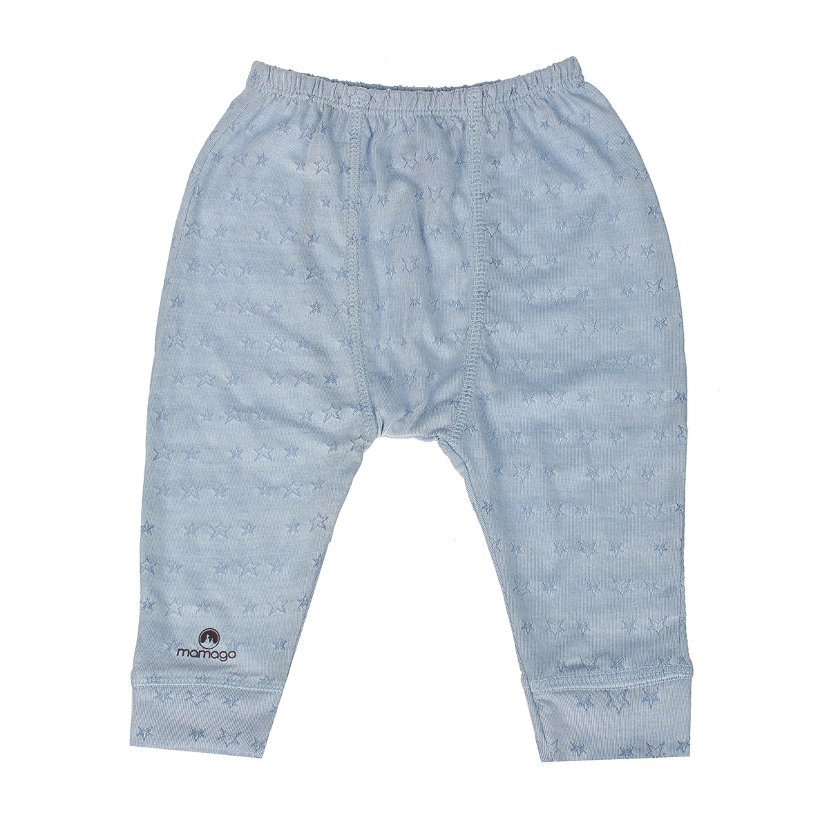 Bộ sơ sinh dài tay Mamago twikle star cài chéo ND20H 3-6M (Xanh) - góc nghiêng