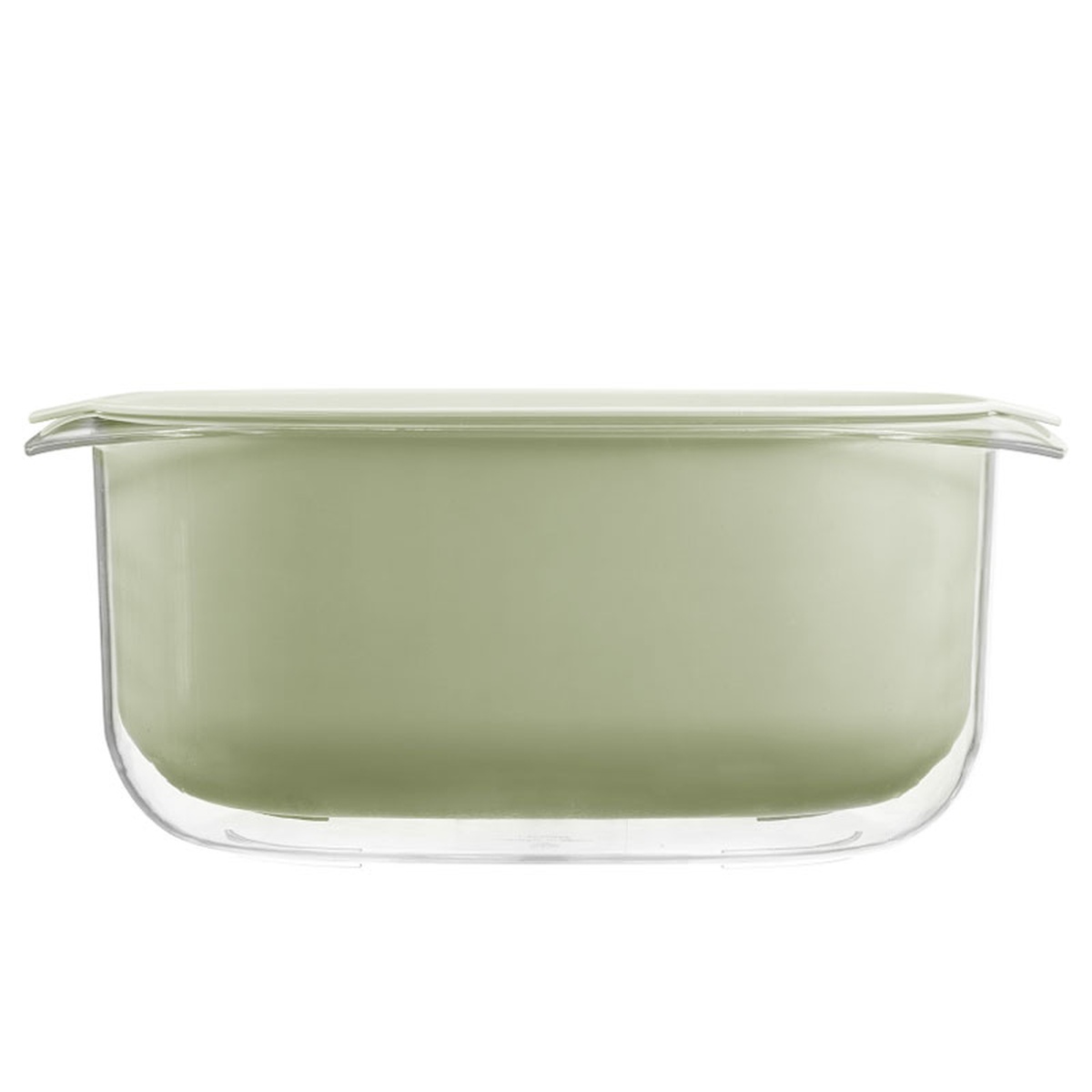 Bộ thau rổ vuông Inochi Yoko 23cm (màu ngẫu nhiên) - mặt phải