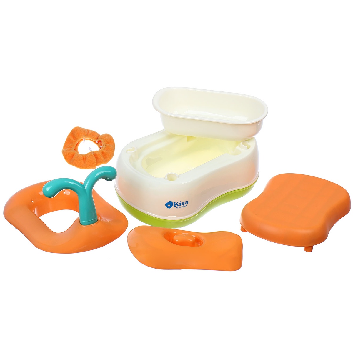 Bô vệ sinh cho bé cao cấp Kiza 3in1 - mặt sau