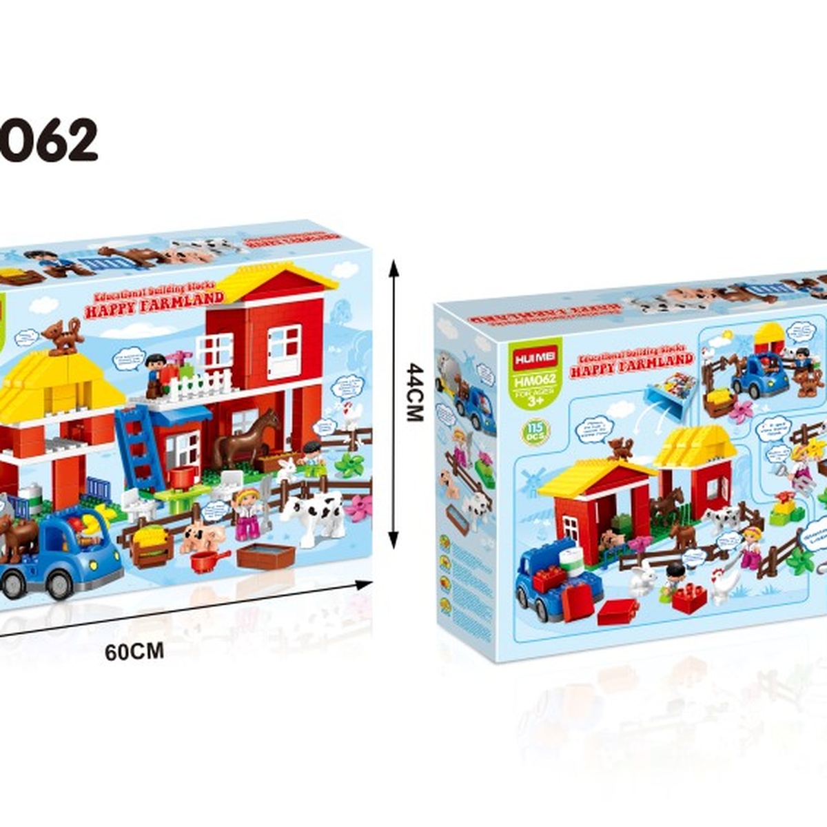 Bộ xếp hình Huimei ngôi nhà nông trại HM062-1 - hình 7