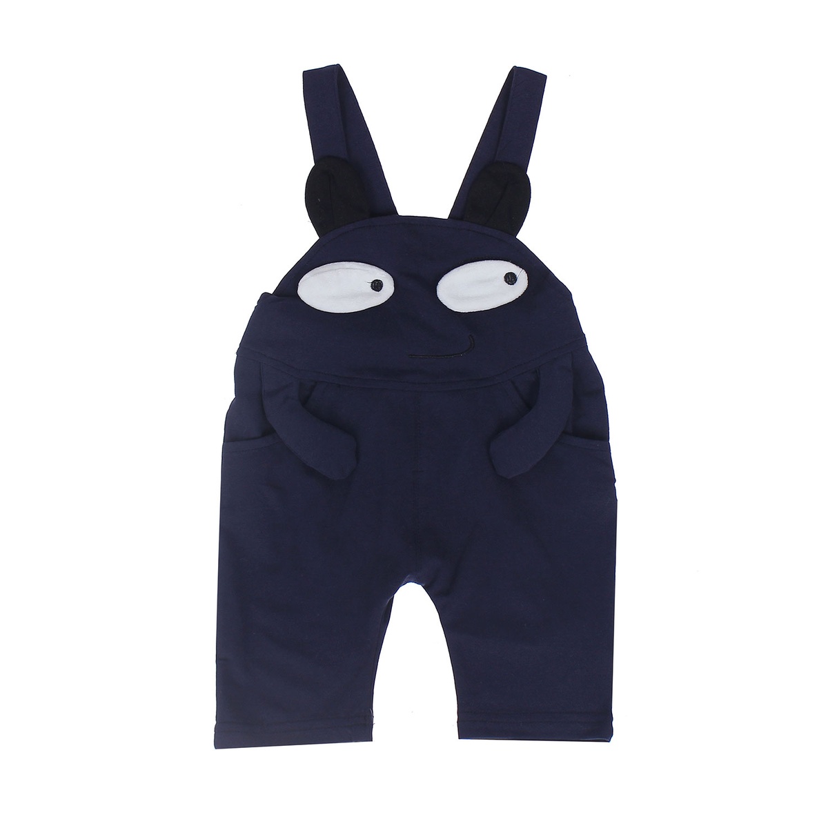 Bộ yếm cotton in hình đôi mắt - mặt trái