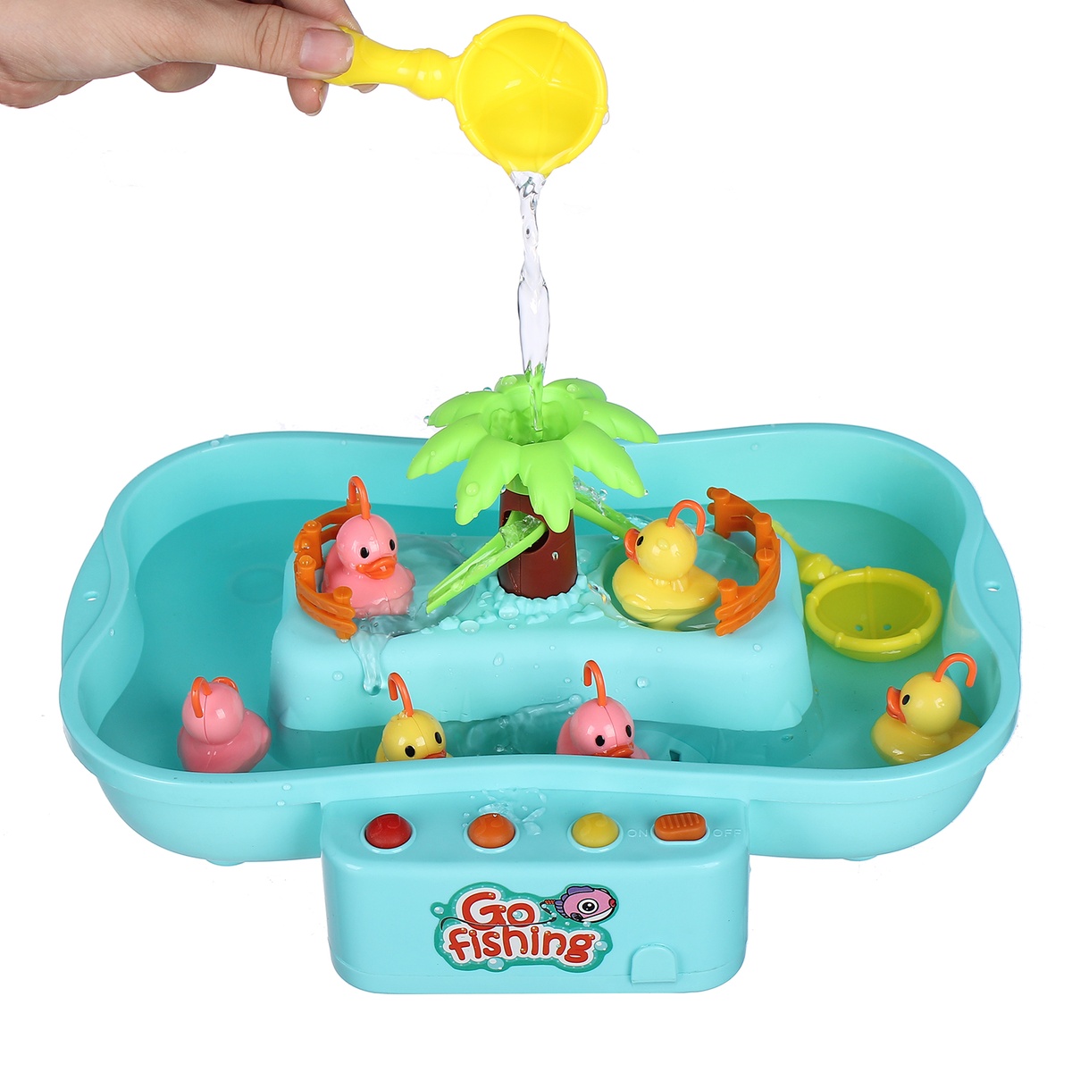 Bộ đồ chơi câu vịt cho bé CY.889-141 - mặt sau