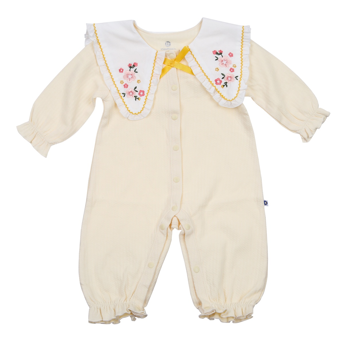 Body bé gái KidsPlaza cổ thêu hoa HN23T (Vàng)