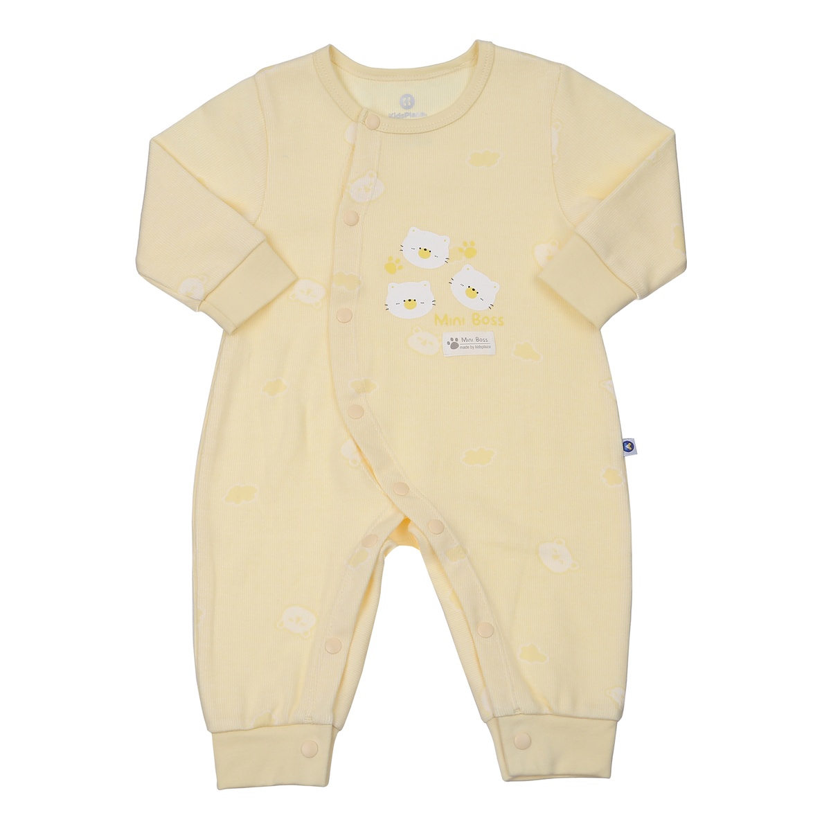 Body bé trai KidsPlaza dài tay in gấu HN23D (Vàng)