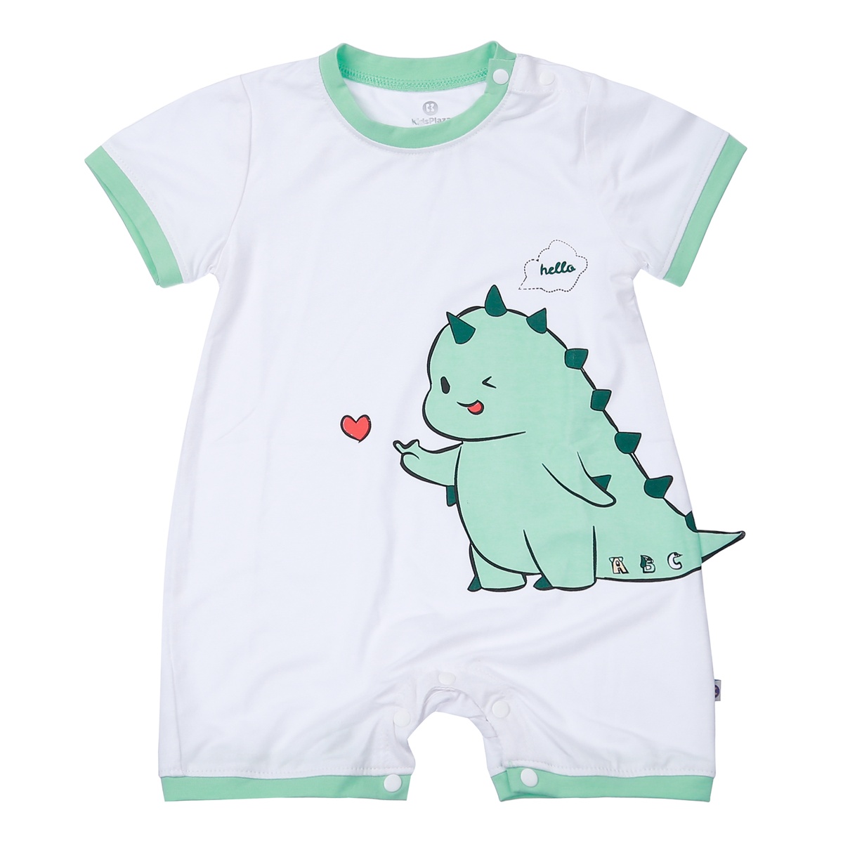 Body bé trai KidsPlaza in khủng long TT23H (Trắng)