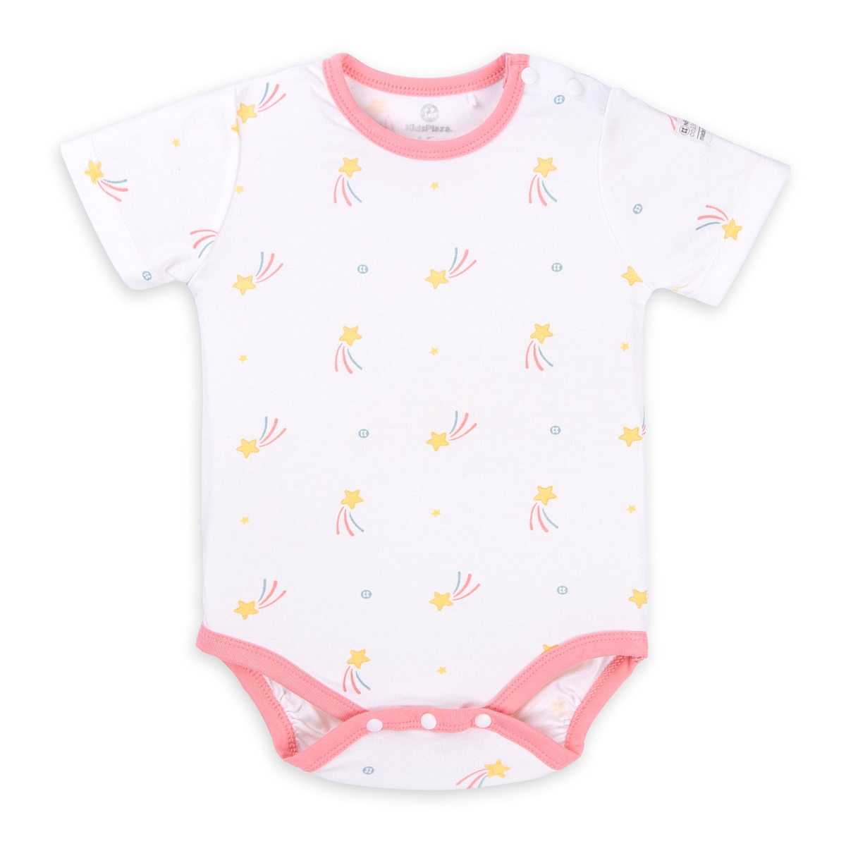 Body bẹn cộc tay Otis sao vàng bé gái KidsPlaza ND22H (Trắng)