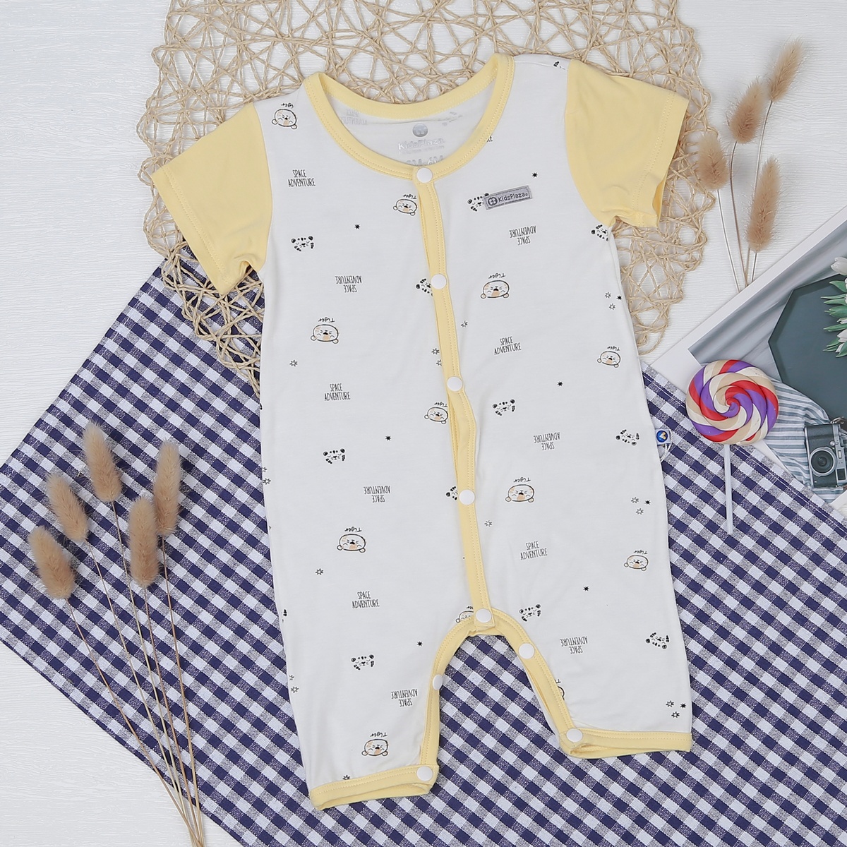 Body cài giữa cộc tay KidsPlaza in Tiger M22H (Vàng)