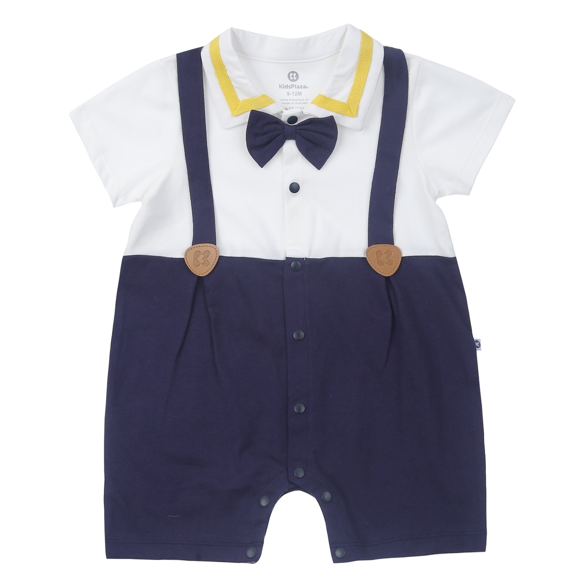 Body cộc bé trai KidsPlaza hai dây HN24H (Tím than)