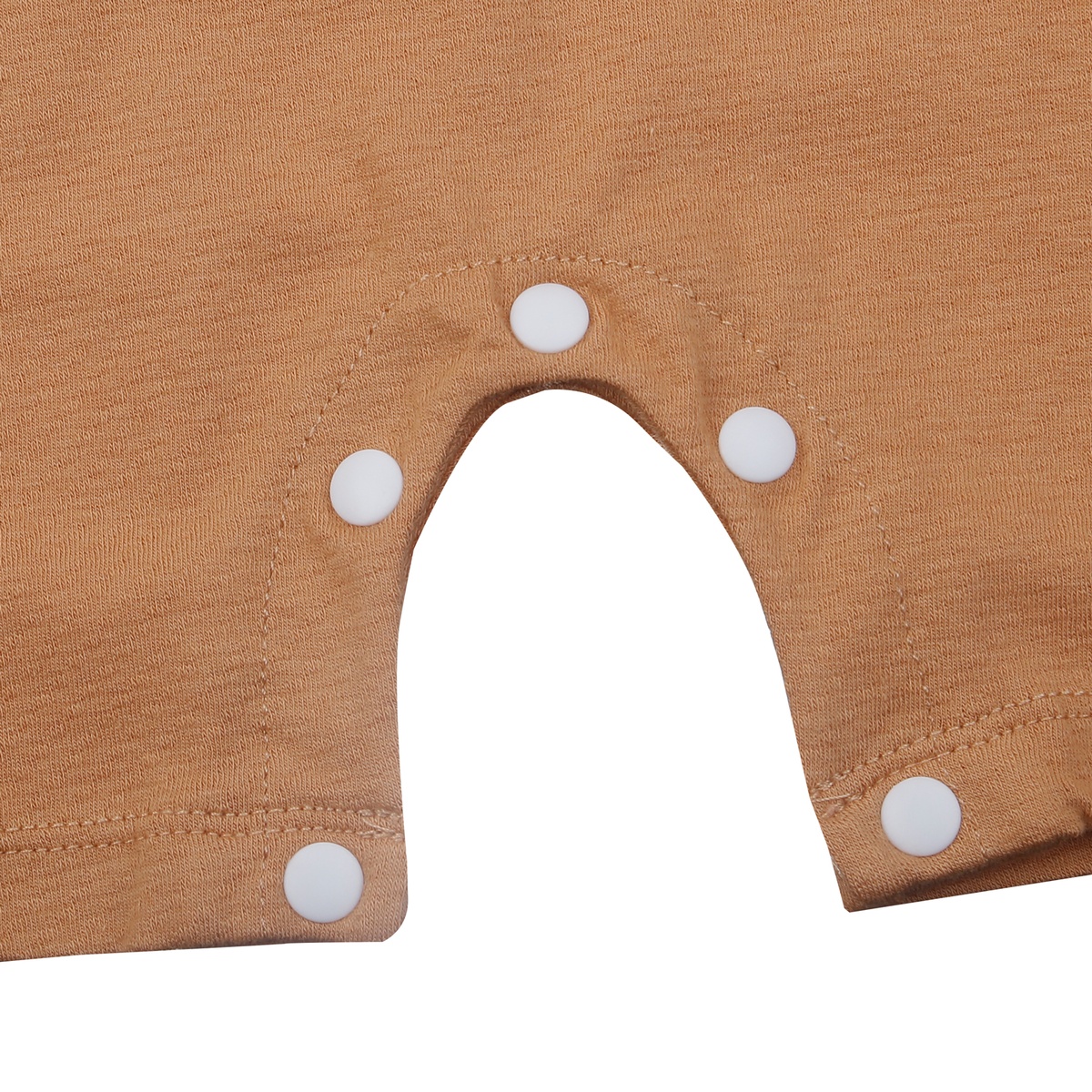 Body cộc bé trai KidsPlaza yếm bear HN25H (Nâu)  - mặt trái