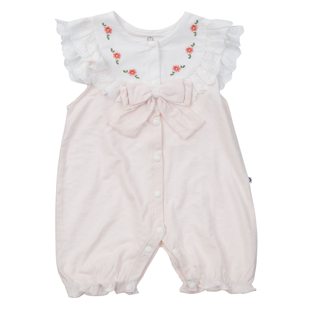 Body cộc tay bé gái KidsPlaza cổ ren HN24H