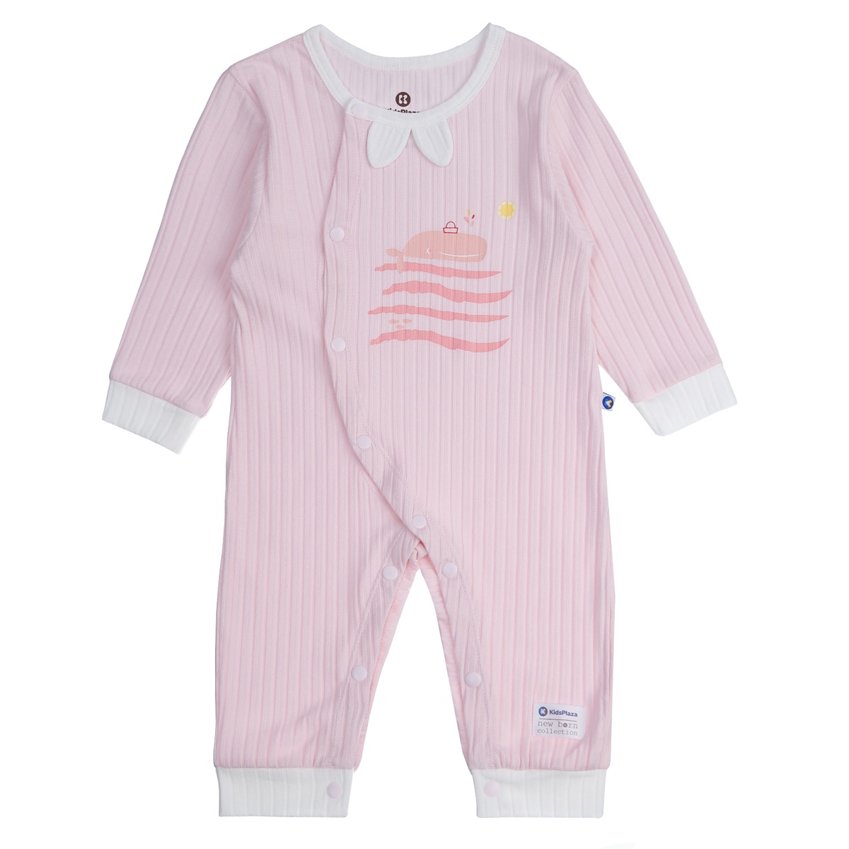 Body dài tay KidsPlaza in hình chú cá voi HN21T (Hồng)