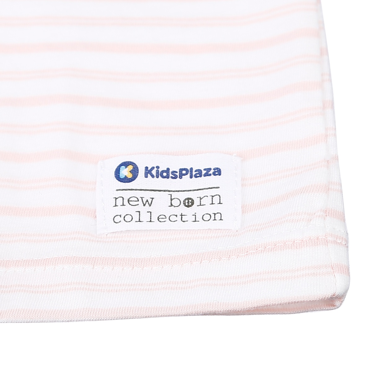 Body đùi sơ sinh KidsPlaza bé gái kẻ cổ sen HN21H (Hồng) - mặt sau