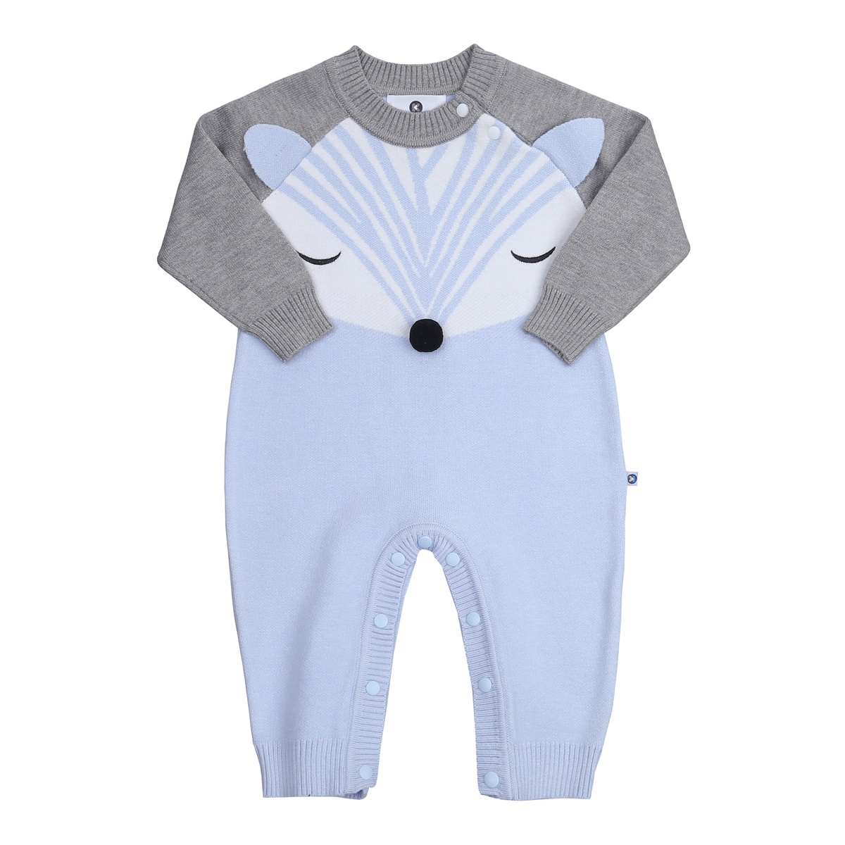Body len dài tay bé trai KidsPlaza mắt cáo HN23D (Xanh)