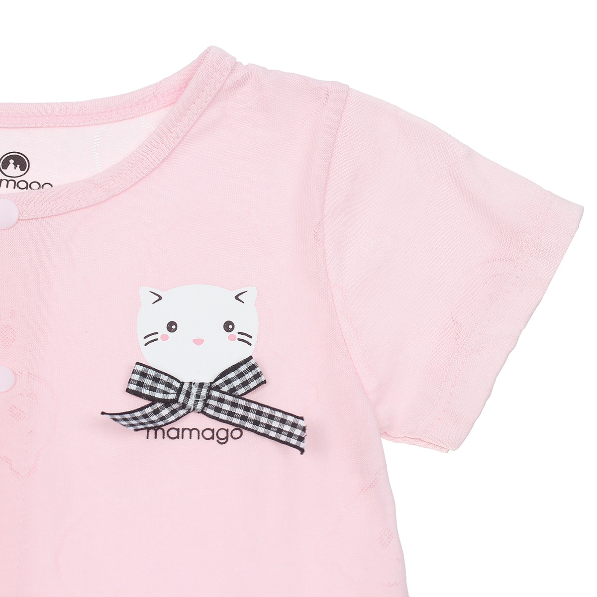 Body Neil côc tay mamago HN20H (Hồng) 9-12M - mặt trái