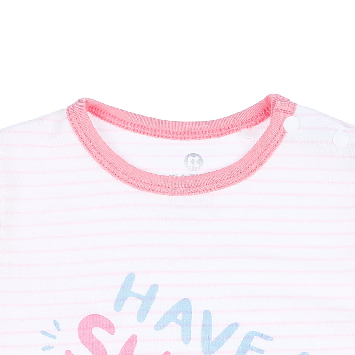 Body suit dài tay Otis bé gái in chữ Have A Suny Day KidsPlaza ND21H (Hồng Nhạt) - mặt trái