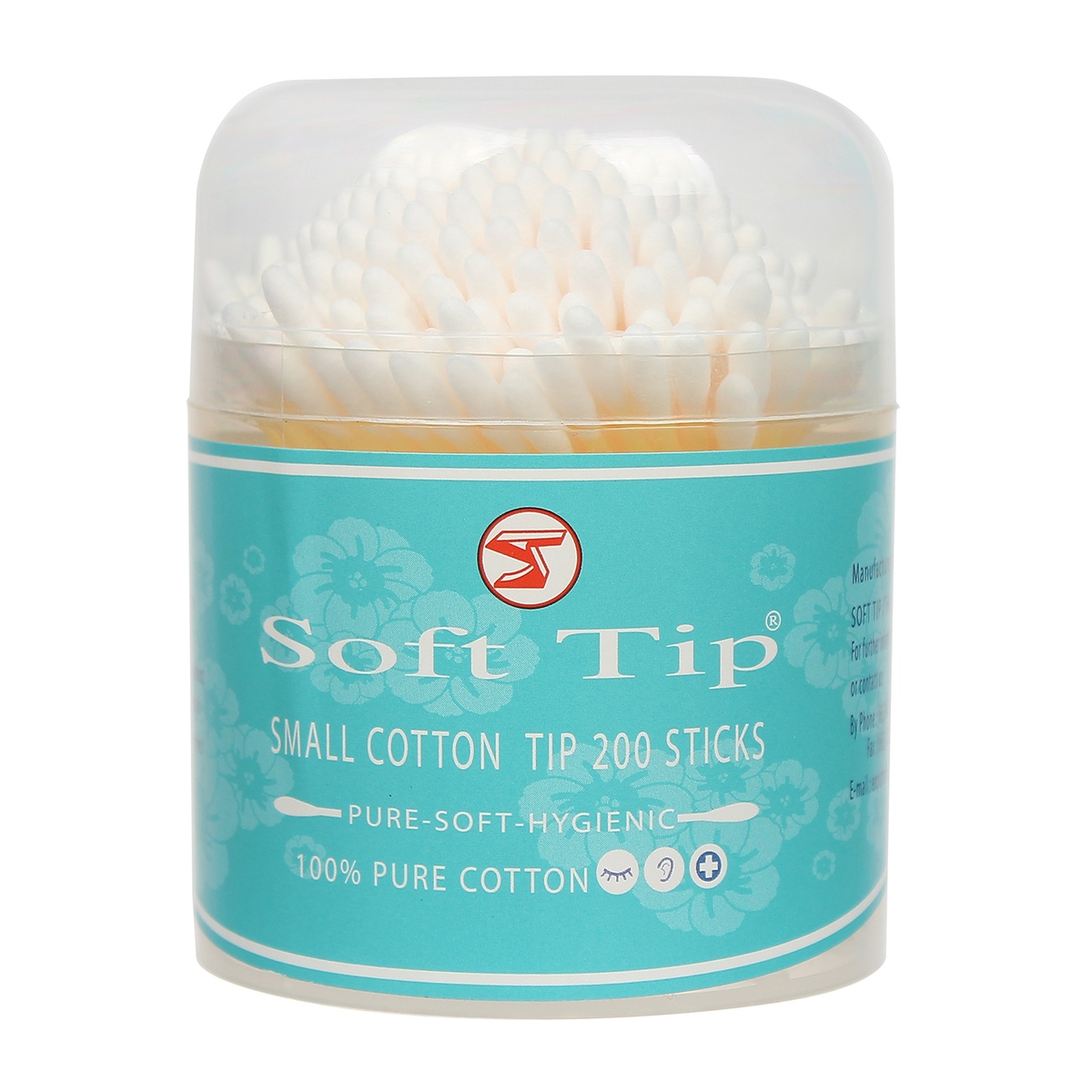 Bông tai Softtip hộp tròn 200 - mặt phải