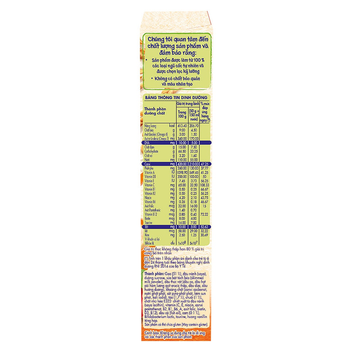 Bột ăn dặm Nestle gạo và trái cây hỗn hợp 200g cho bé 6M+ - hình 6
