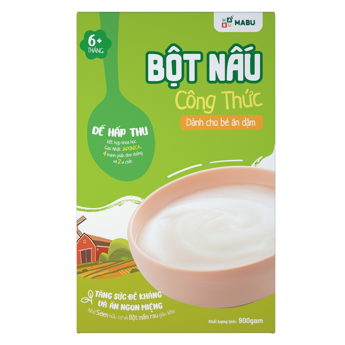 Bột ăn dặm Mabu 900g - hình 6