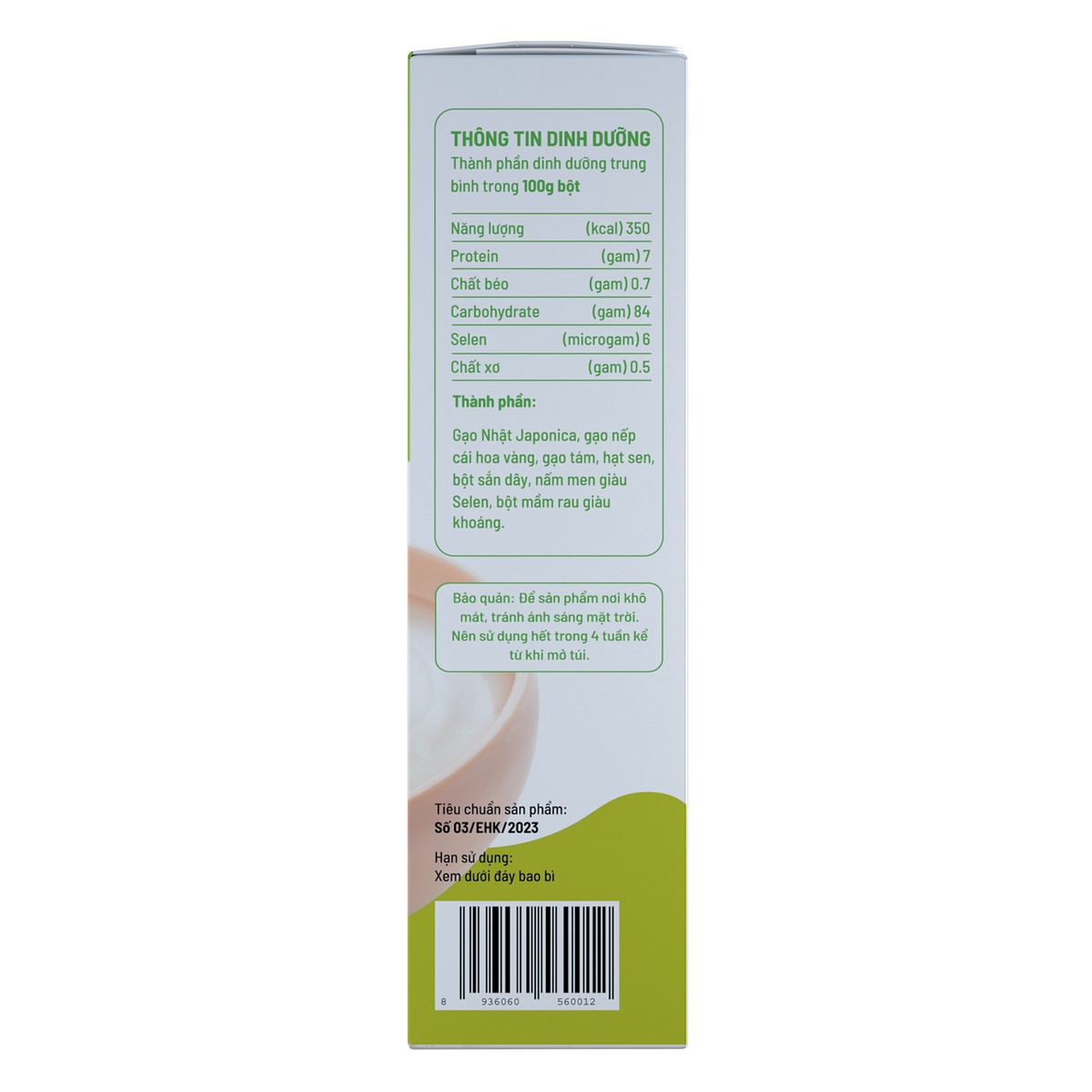 Bột ăn dặm Mabu 900g - hình 9