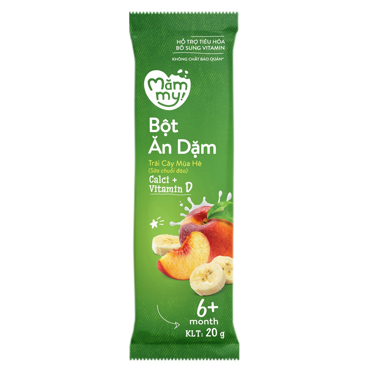 Bột ăn dặm Mămmy trái cây mùa hè 140g - mặt phải