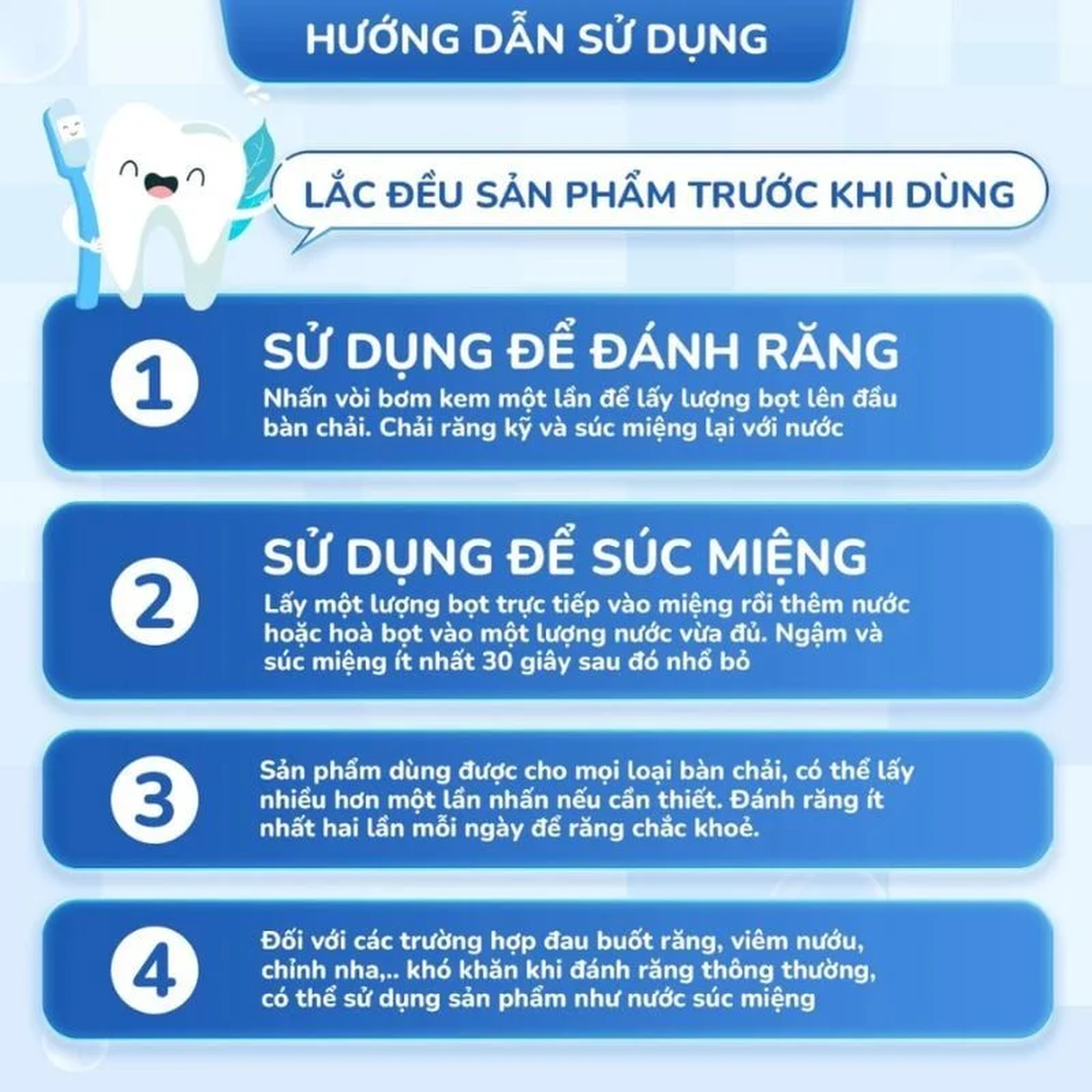Bọt đánh răng Sachi hương cam 80ml cho bé 1Y+ - mặt sau