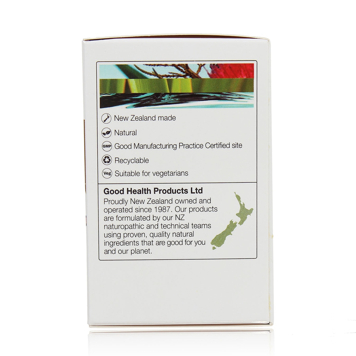 Bột sữa Canxi Goodhealth - mặt sau