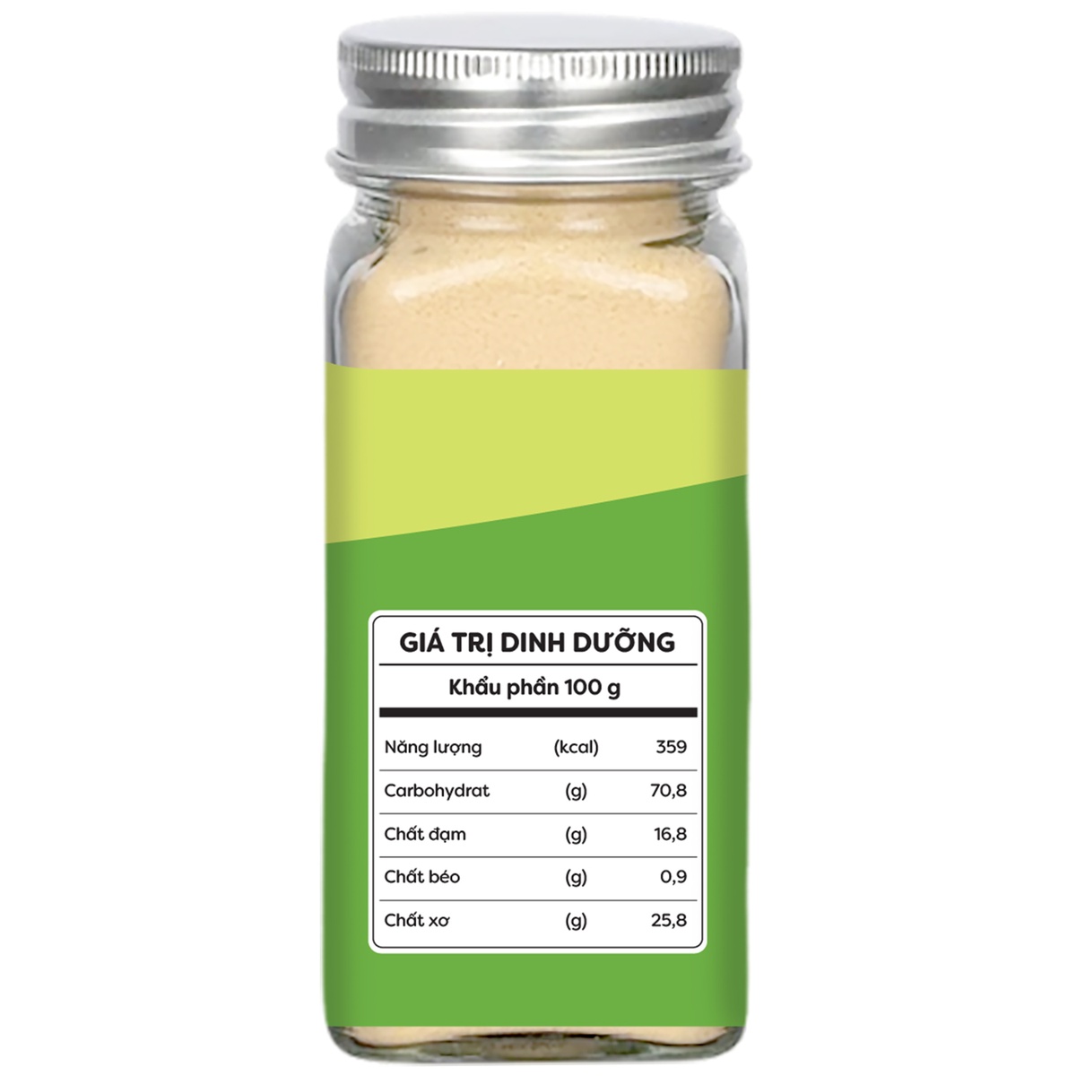 Bột tỏi cho bé Anpaso 60g - mặt sau