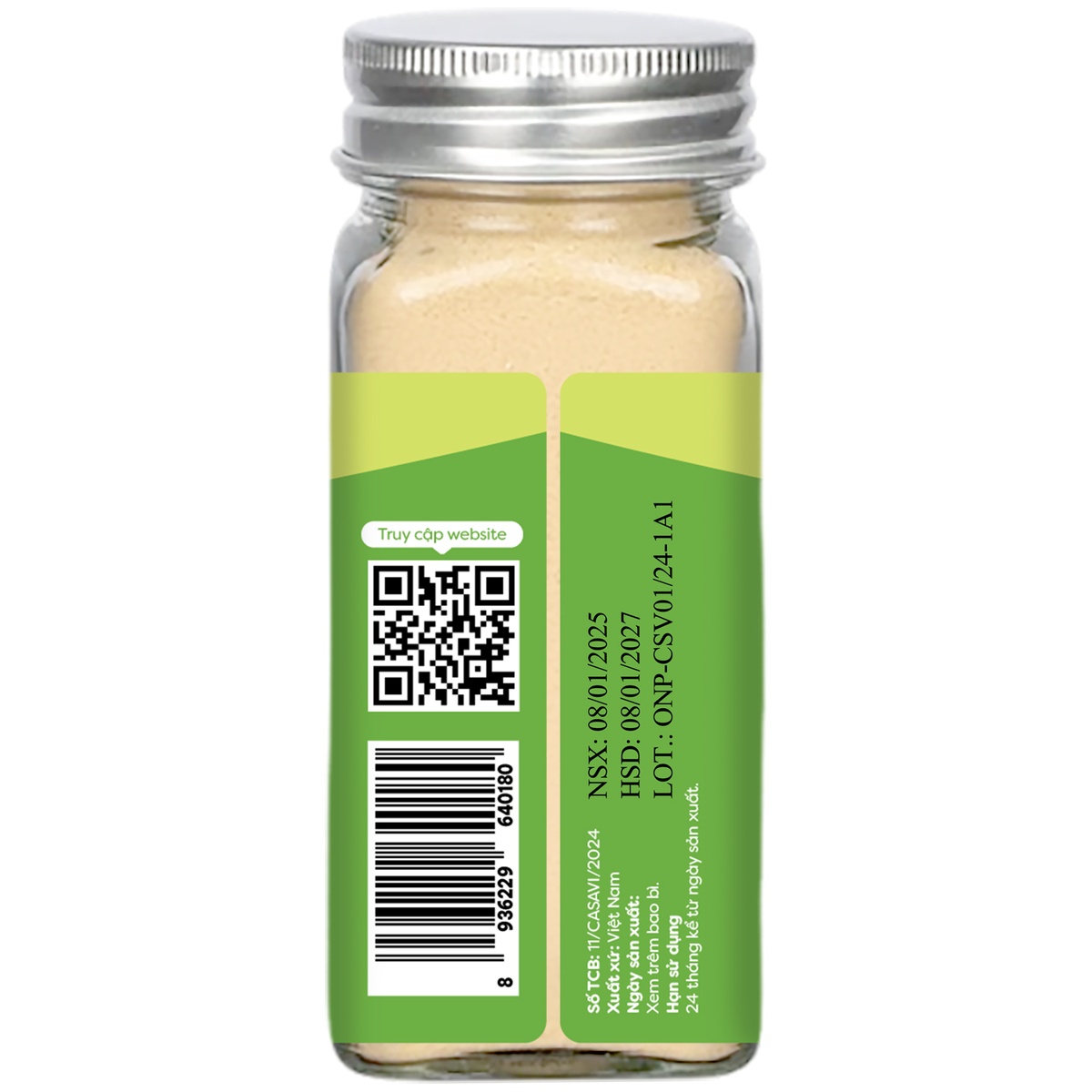 Bột tỏi cho bé Anpaso 60g - góc nghiêng