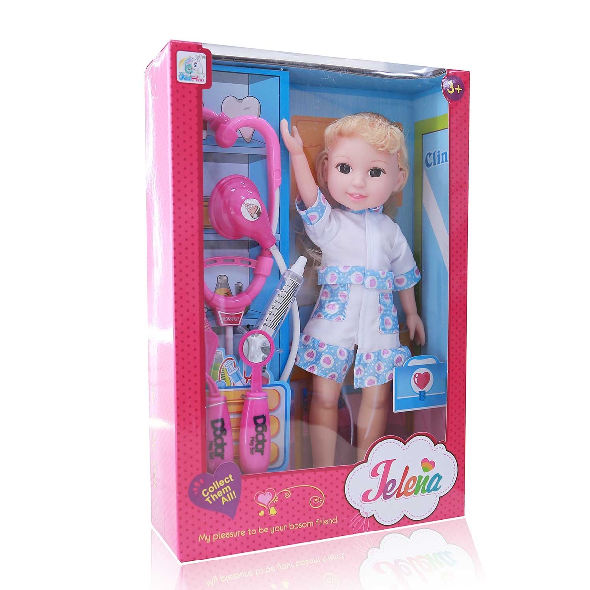 Búp bê bác sĩ Elaine 14' CY.89008 - mặt trái