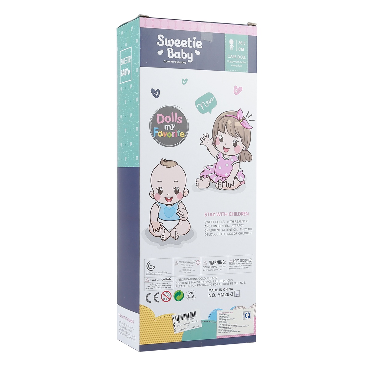 Búp bê tiểu thư CY.YM20-3F - mặt phải