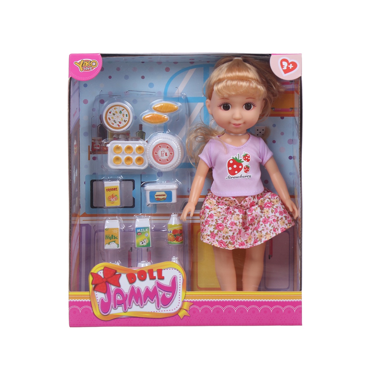 Búp bê Yako đáng yêu kèm phụ kiện K2 - mặt sau