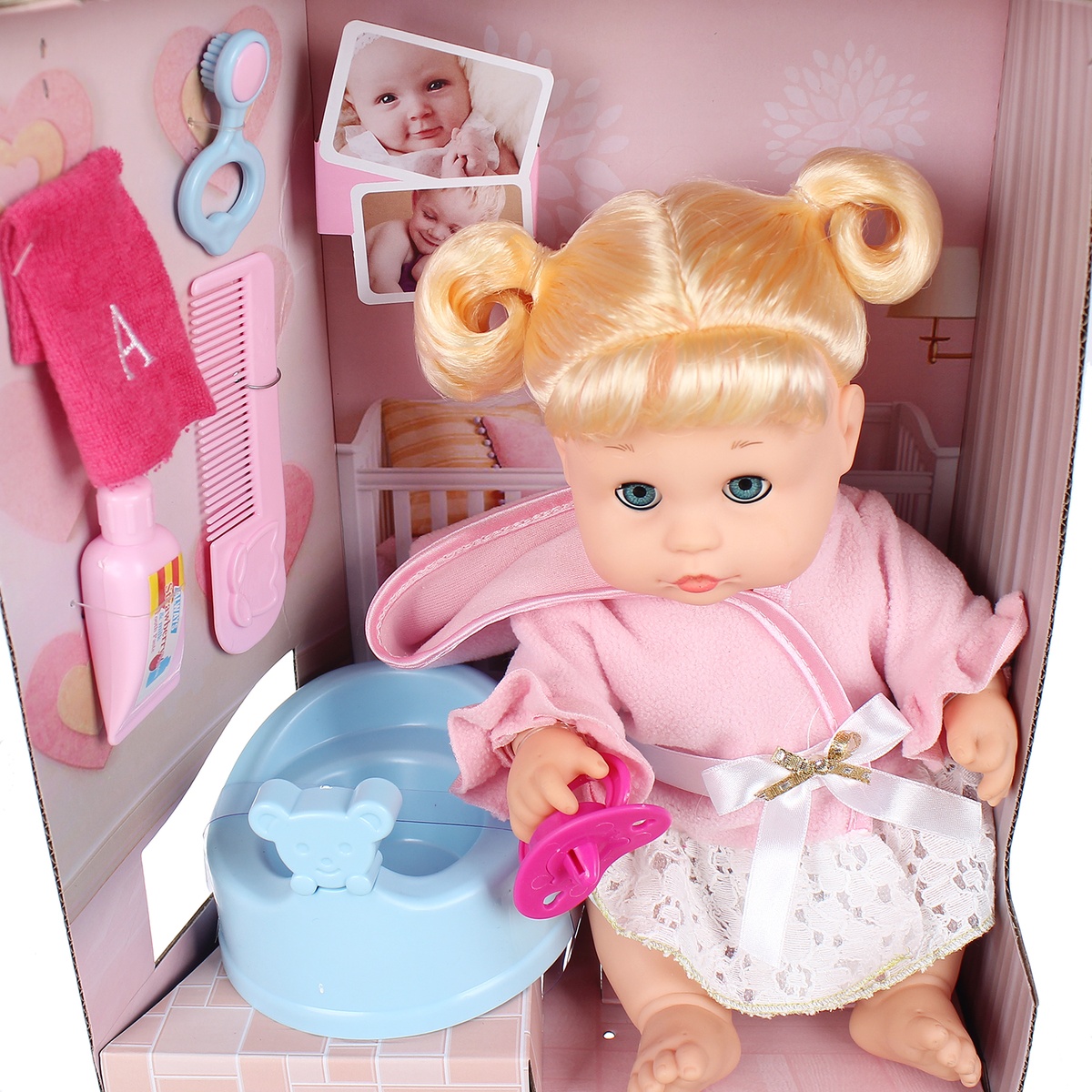 Búp bê em bé kèm phụ kiện lớn IM.DH2205 - góc nghiêng