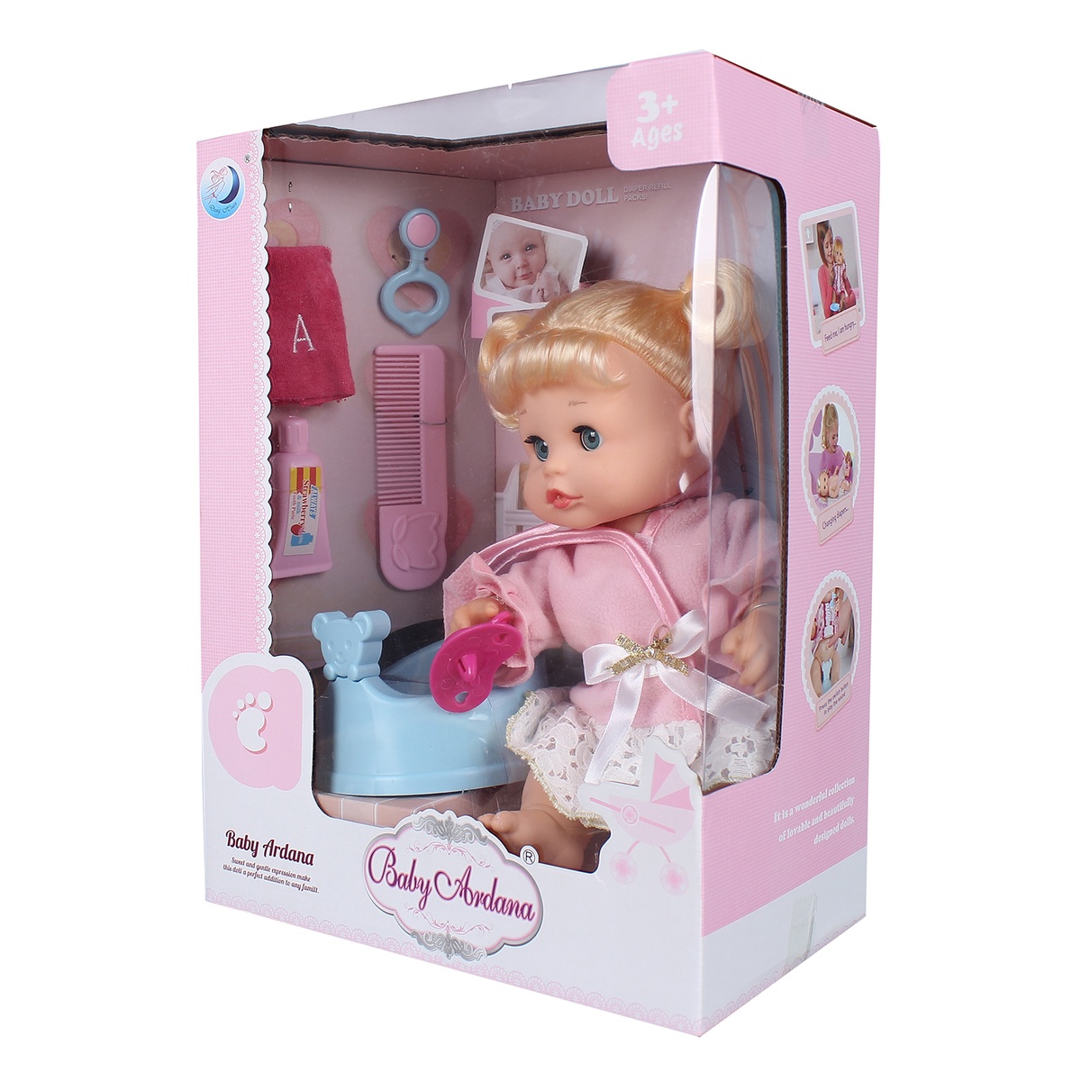Búp bê em bé kèm phụ kiện lớn IM.DH2205 - mặt trái