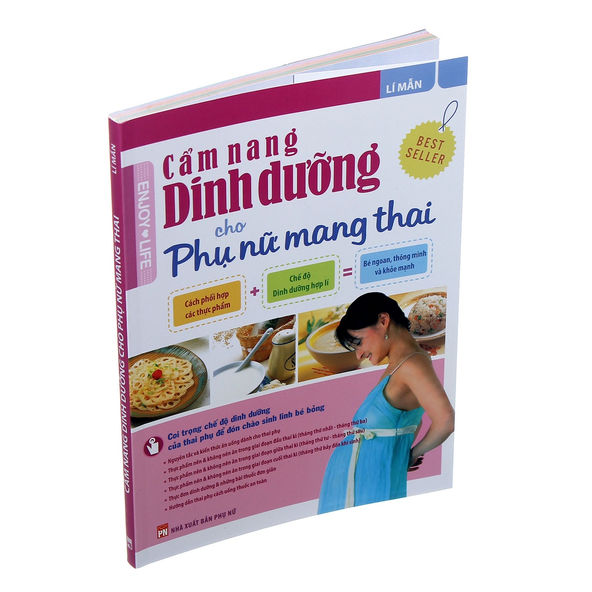 Cẩm nang dinh dưỡng cho phụ nữ mang thai - mặt phải