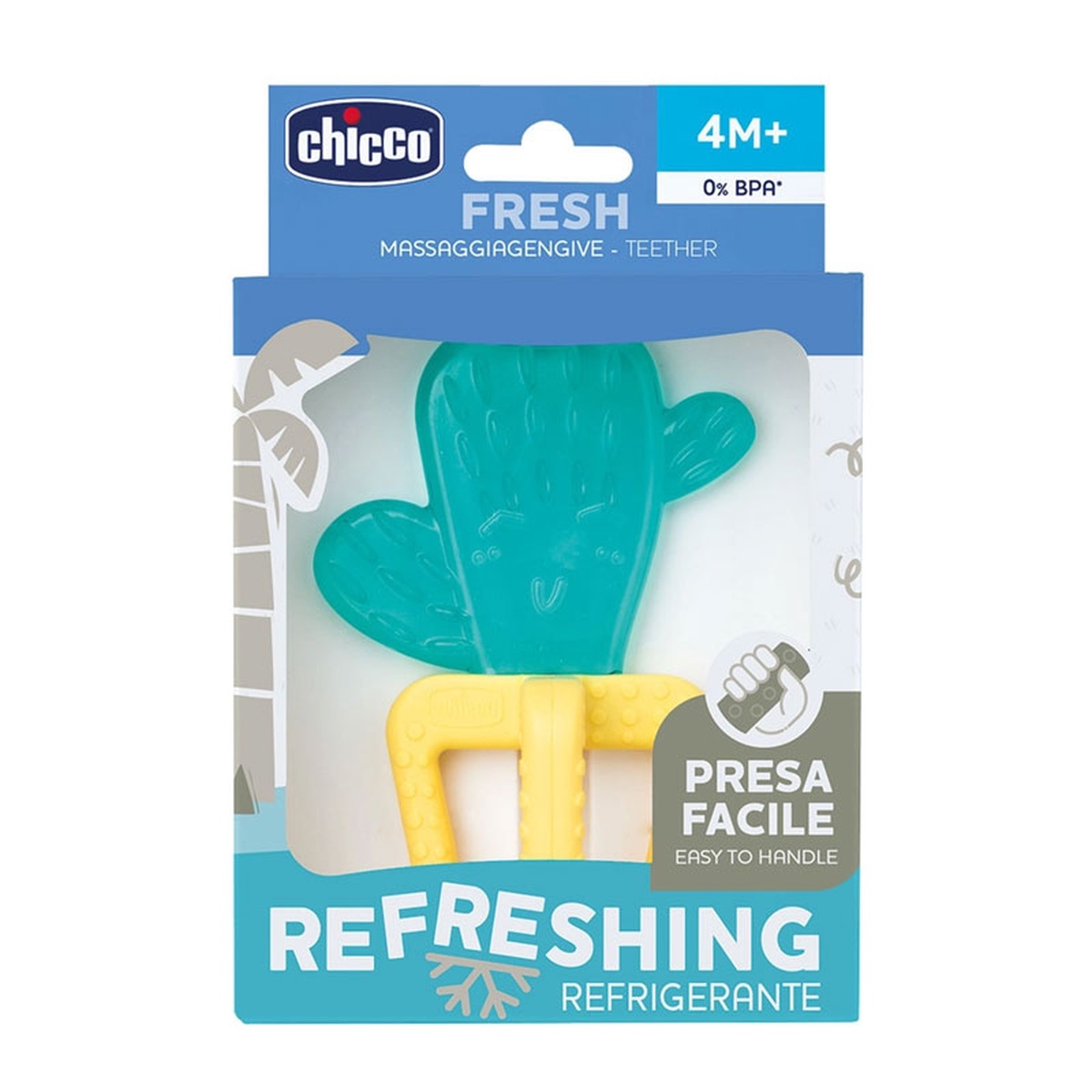 Cắn răng xương rồng Chicco 4M+ - mặt trái