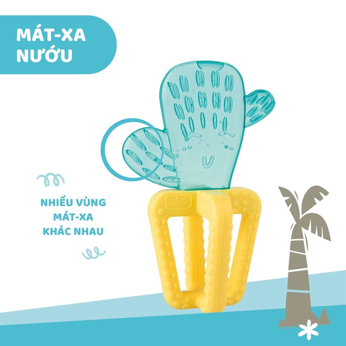 Cắn răng xương rồng Chicco 4M+ - góc nghiêng