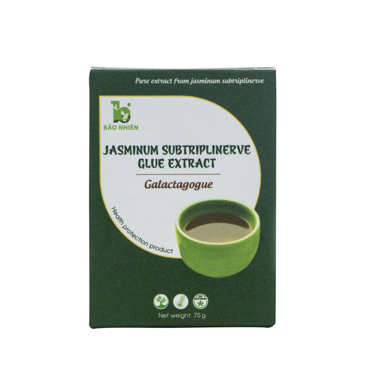 Cao chè Vằng lợi sữa BN 75g - góc nghiêng