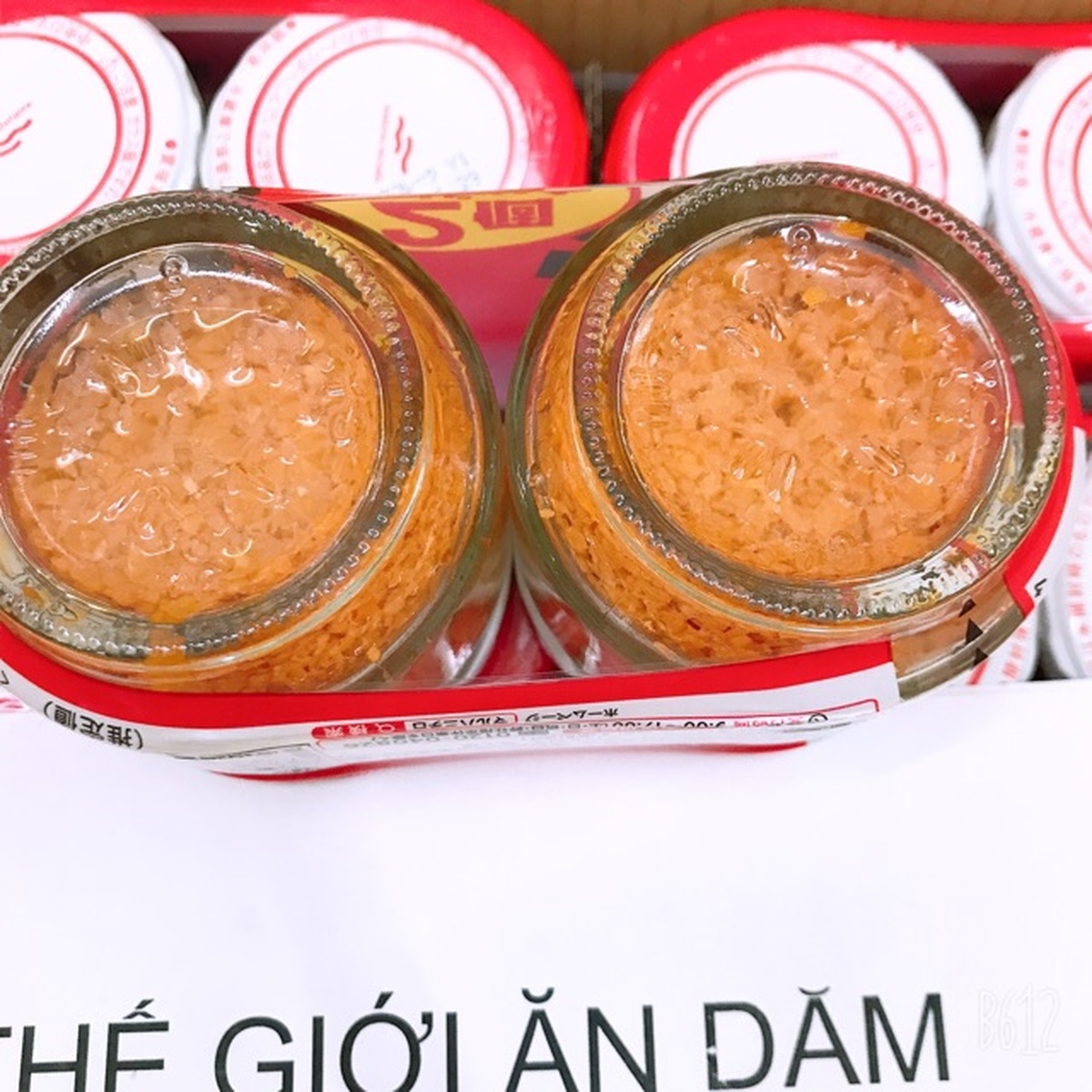 Cặp 2 lọ ruốc cá hồi Mahura Nhật Bản 50gx2 - góc nghiêng