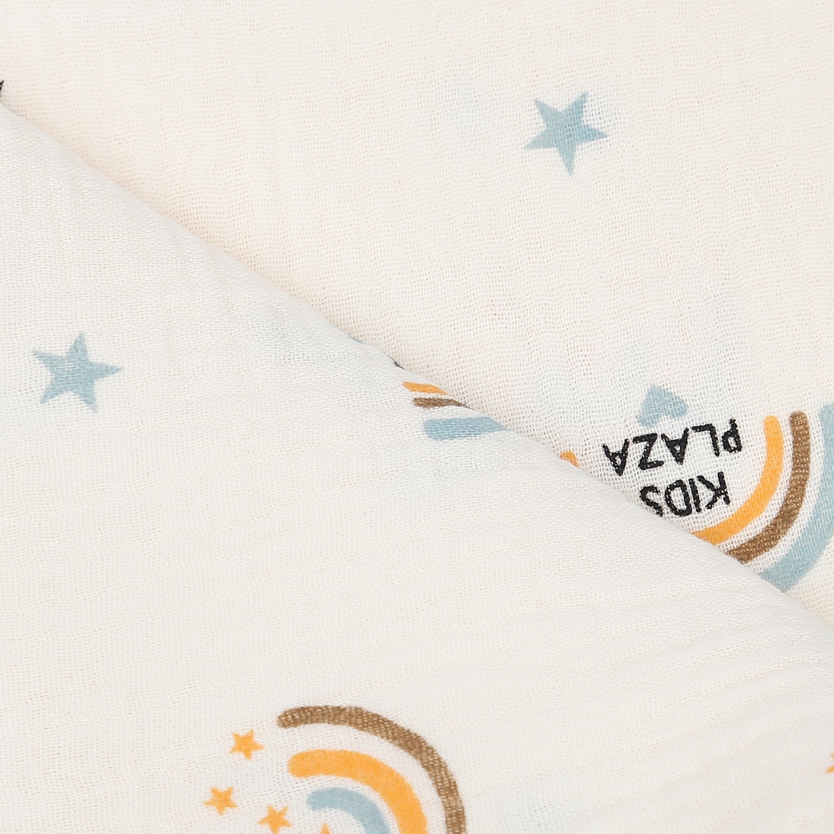Chăn đa năng Kids Plaza Muslin hình cầu vòng PG23 - mặt phải